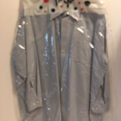 4 preowned dress/ work shirts ( Joseph Abboud, Stafford, Kirkland and Van Heiden). Green,light blue, grey and white. 19”-20”neck line, 34”-36”, 