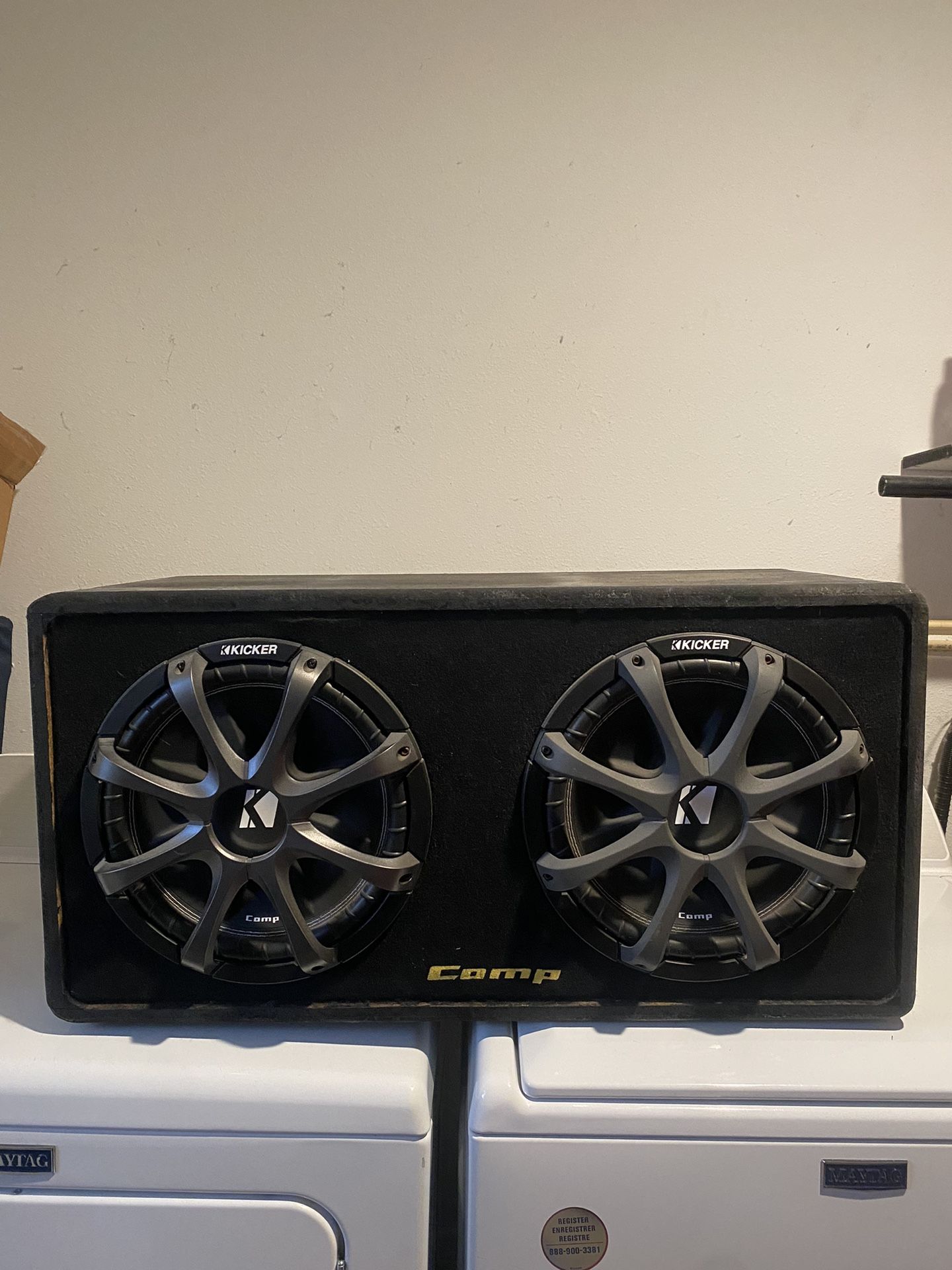 Kicker 12 inch subwoofer dual vented