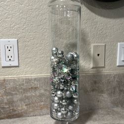 Glass Topiary Tall Jar