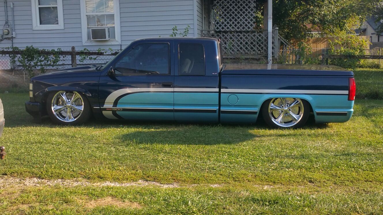 94 Sierra ext cab choo choo custom
