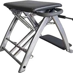 Malibu, Pilates, pro Fitness Chair, Yoga Valpo Yoga Stool Stepper (Valpo PU Aberdeen) Foldable Solid StableDurable