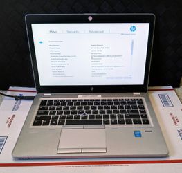 Hp Folio 9480/4th Gen I5/4 Ram/500 Hdd/works With Charger No Battery 