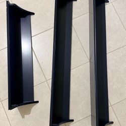 3 Pottery Barn Blue Wood Shelves 