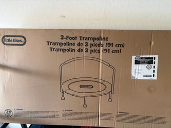 Little Tikes 3-Foot Trampoline + Huffy 12" Kids Bike Bundle