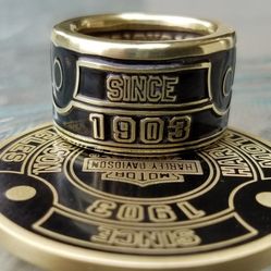 Ring, motorcycle theme biker ring