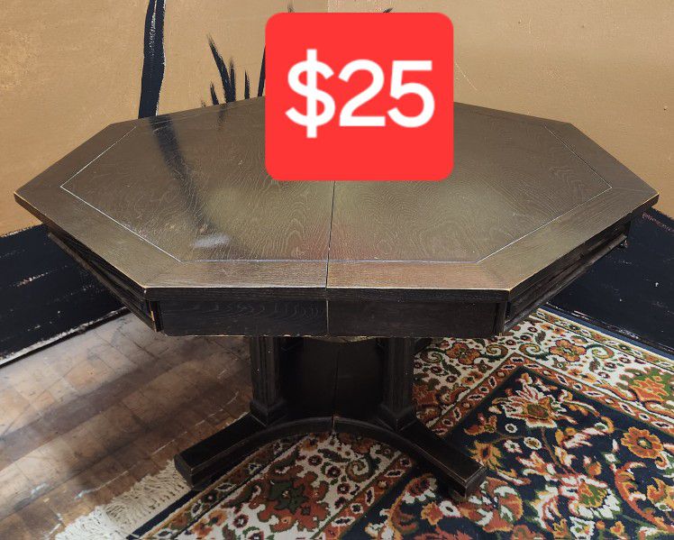$25 Poker Table / Game Table Solid Wood 