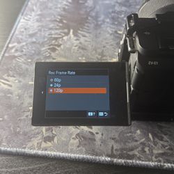 Sony Zve1 with 120fps lisence 