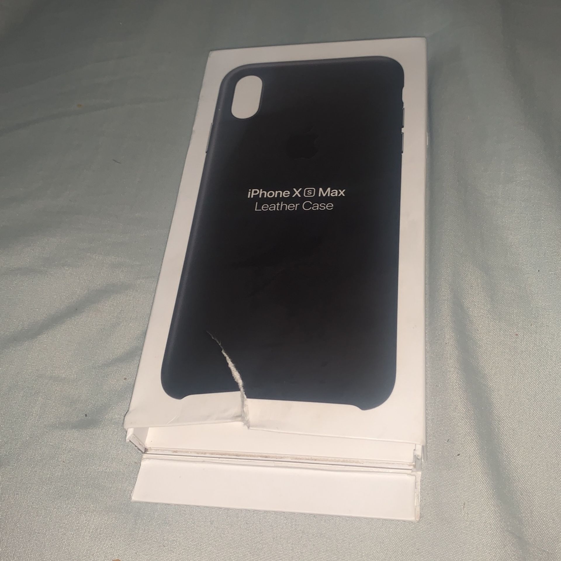 iPhone X s Max Leather Case
