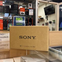 Sony FX3 Cinema Camera ***
