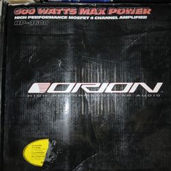 Orion Hcca 600.4 Amp Brand New 4ch Very Clean Sound And Very Strong  $200firm Price Pickup Only Serious Buyers Please Yes It Is Avaliable 