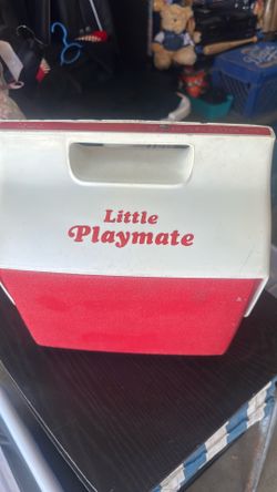 Vintage 1982 little playmate igloo ice chest cooler