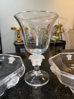 Rosenthal Versace Medusa Crystal 3-Piece Set