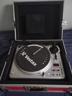ULTRA RARE VESTAX PDX 2300 DIRECT DRIVE TURNABLE! & ROADCASE! 