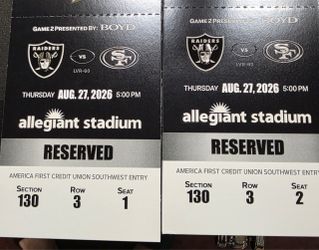 Raiders vs 49ers