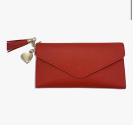 Red woman’s wallet