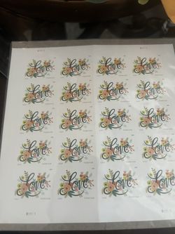 Love Flourishes First Class Forever Stamps