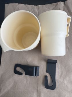 Car Cup Holders and Headrest Hooks Set