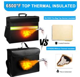 Fireproof Thermal Insulated Document Bags