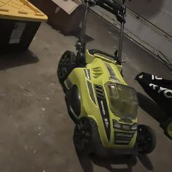 Ryobi Push Lawn Mower-battery Powered