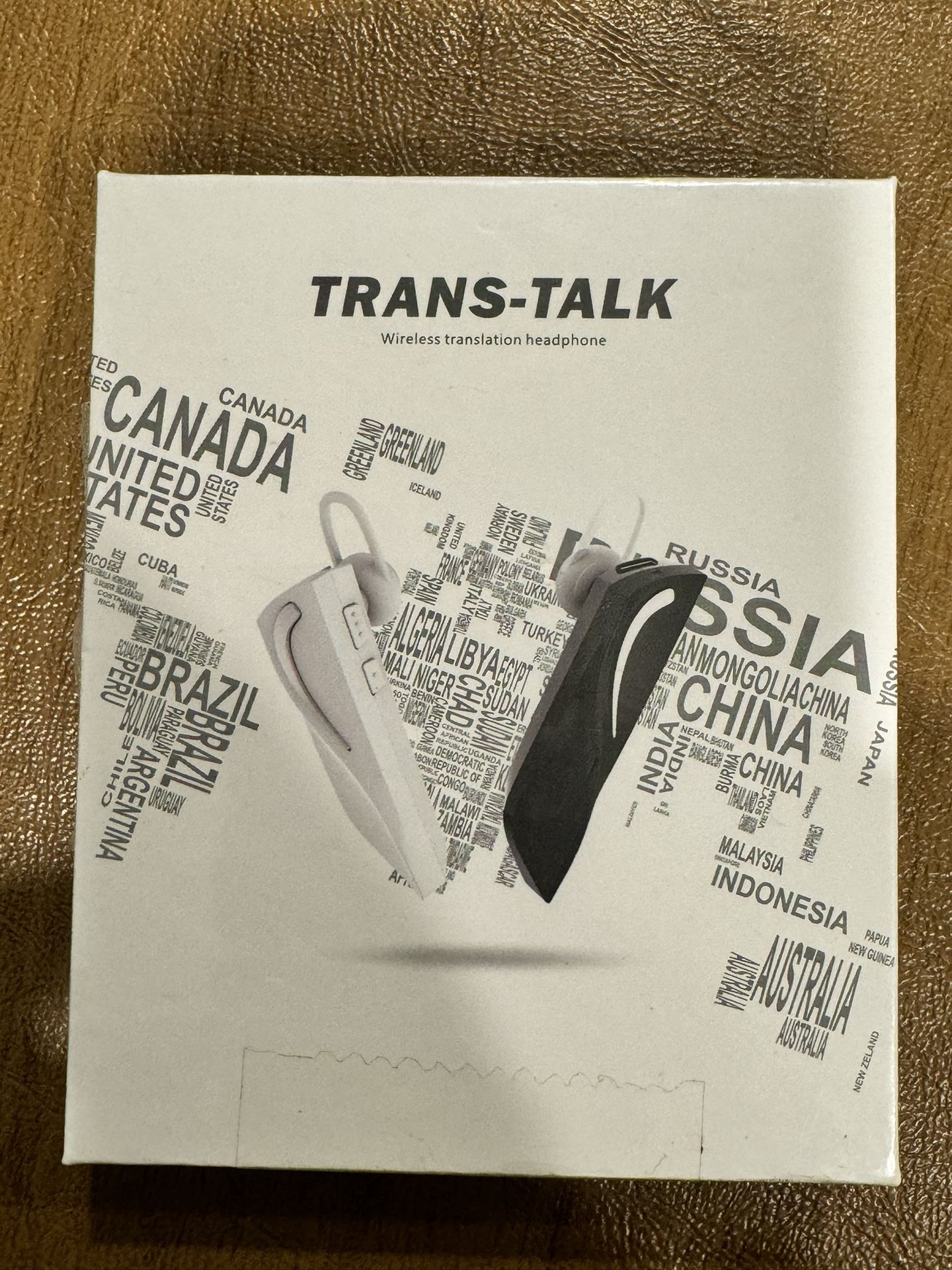 Trans-talk Translation Bluetooth Headset New Sealed Box Perfect Gift! (AIFG)