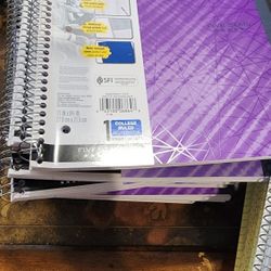 Five Star 1 Subject College Ruled Notebooks