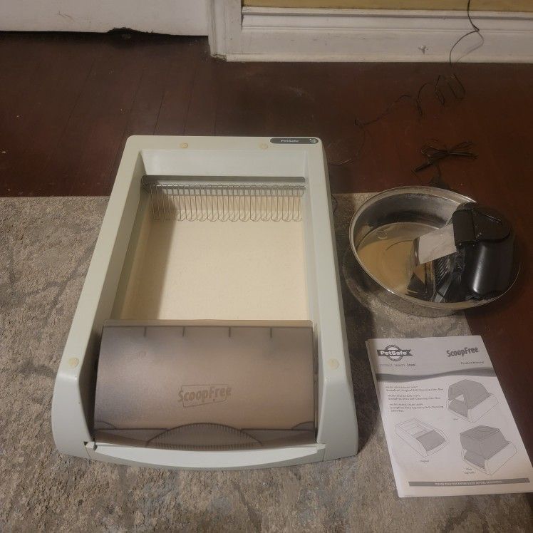 Petsafe Scoopfree Self Cleaning Litter Box Stainless Steel Cat