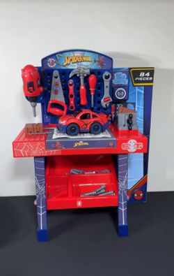 Marvel Spider-Man Tool Bench Playset with Take-Apart Car
