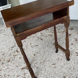 Child’s Antique Podium On Casters