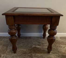 Wood End Table
