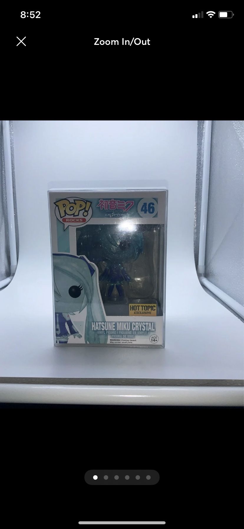 Funko Pop Crystal Hatsune Miku As Is