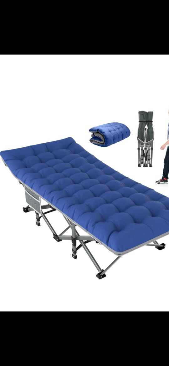 Foldidg Cots for Adults,with Mattress