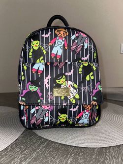 Loungefly Disney Nightmare Before Christmas Mini Backpack Black Multicolor