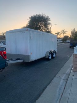 ENCLOSED TRAILERS,16’ X 7’, TITLE IN HAND