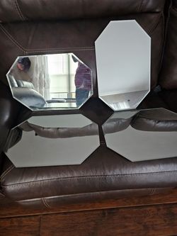 MIRRORED PLACE MATS FOR TABLE