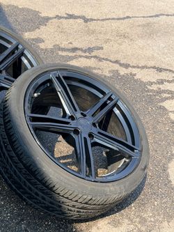 19” 5x112 wheels with tires