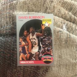 David Robinson Rookie Card 1990 NBA Hoops Basketball Card