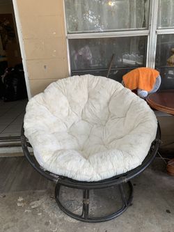 Papasan Chair White