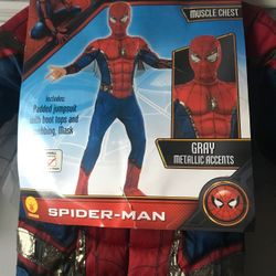 Spider-man costume size small 4-6