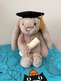Jellycat Bashful Bunny Graduation Outfit AUTHENTIC