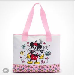 Mickey & Minnie Valentines Tote Bag