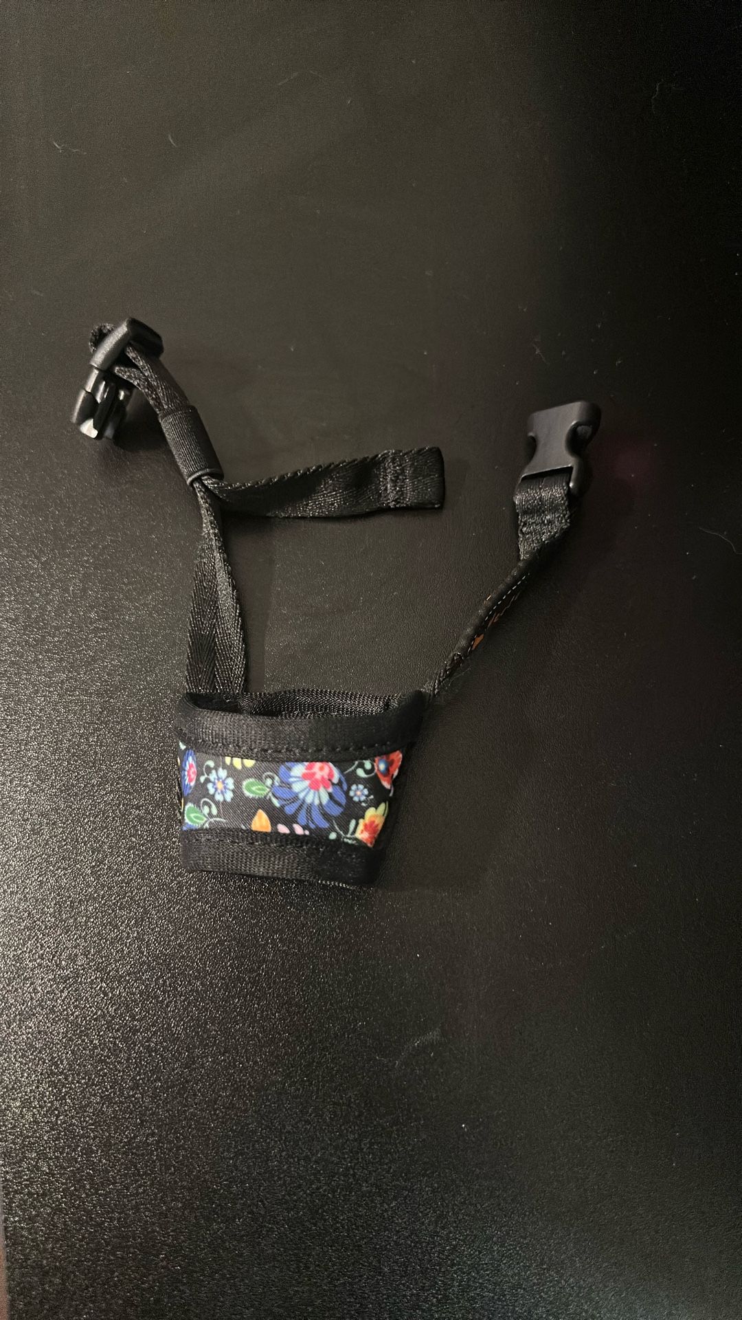 XS floral dog muzzle