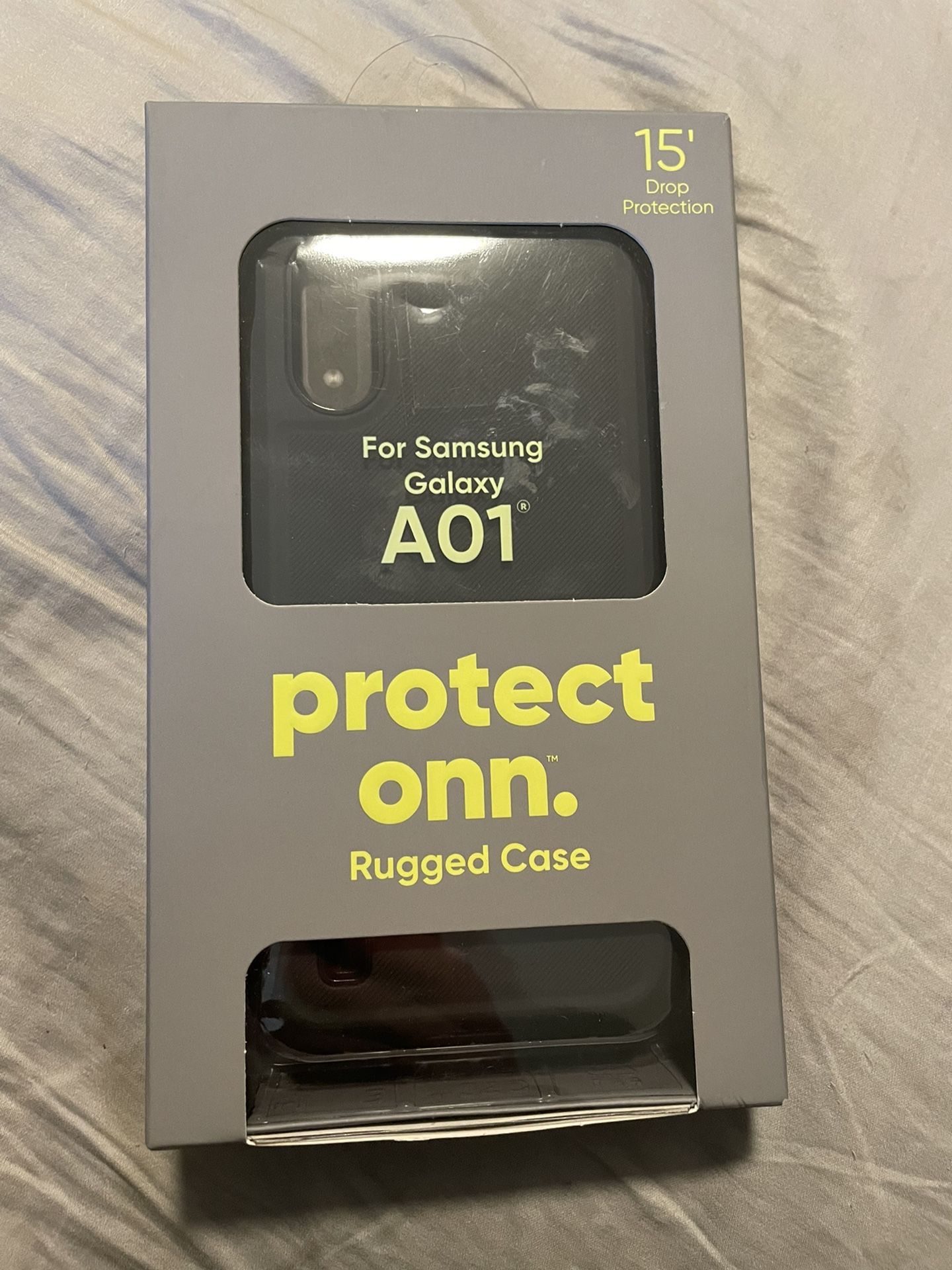 Samsung Galaxy A01 Case And Tempered Glass