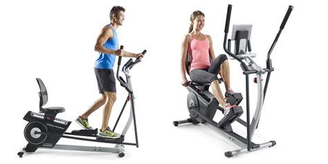 The ProForm Hybrid Trainer Machine - Elliptical & Recumbent Bike Combo (Low Impact Aerobic Cardio)