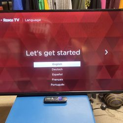 40inch TCL Roku Smart TV