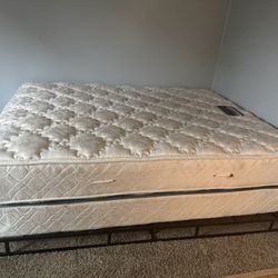 Queen bed, Box And Frame