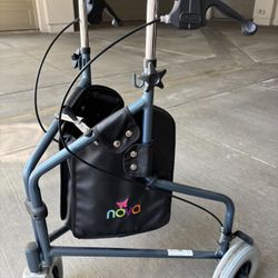 Nova Travelled Walker Rollator With Basket