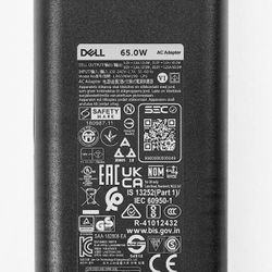 Dell Laptop Charger 65W Watt USB Type C  LA65NM190/HA65NM190/