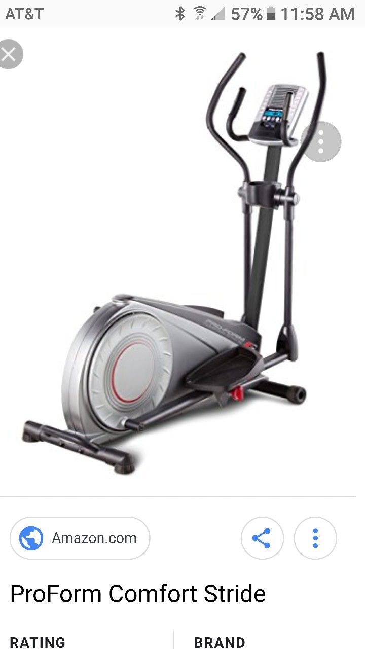 Proform comfort stride elliptical hot sale