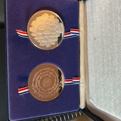 Silver And Bronze Bicentennial Medals