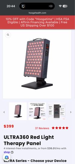Hooga Ultra360 Red Light Panel